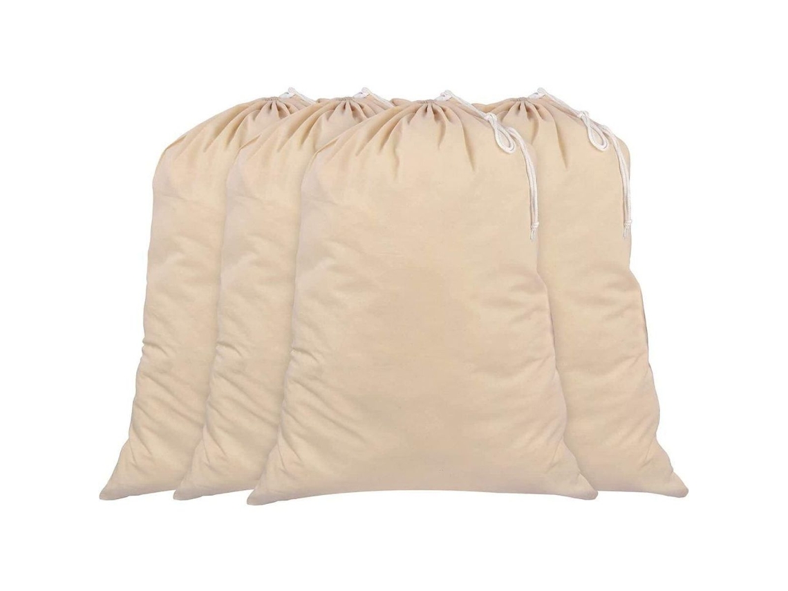 Saco de Roupa Suja Sweet Needle em Lona com Alça Ombro, 75x56 cm BRILVIBERA