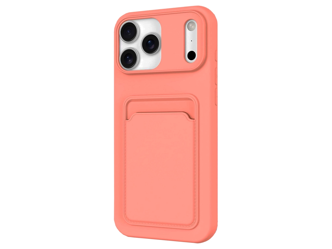 Capa Para Iphone 17 Pro Com Compartimento Para Cartão