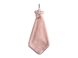 Toalhas Absorventes em Formato de Estrela para Cozinha Ou Banheiro, Toalha Absorvente para Cozinha e Banheiro, Rosa, Pacote com 6 Unidades BRILVIBERA