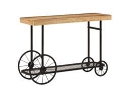 Console Table, Console Tables Vidaxl Marrom Ferro (112 X 36 X 76 Cm)