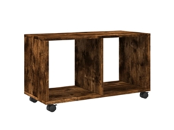 Rolling Cabinet, Rolling Cabinets Vidaxl Marrom Madeira Processada (n/a)