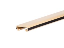 Corrimão Quest Pvc Lux 40x8 Mm, Creme E Preto, 1 M