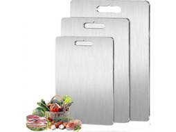 Tabua De Corte De Titânio Versátil E Durável Para Cozinha - Ideal Para Frutas, Vegetais E Carnes