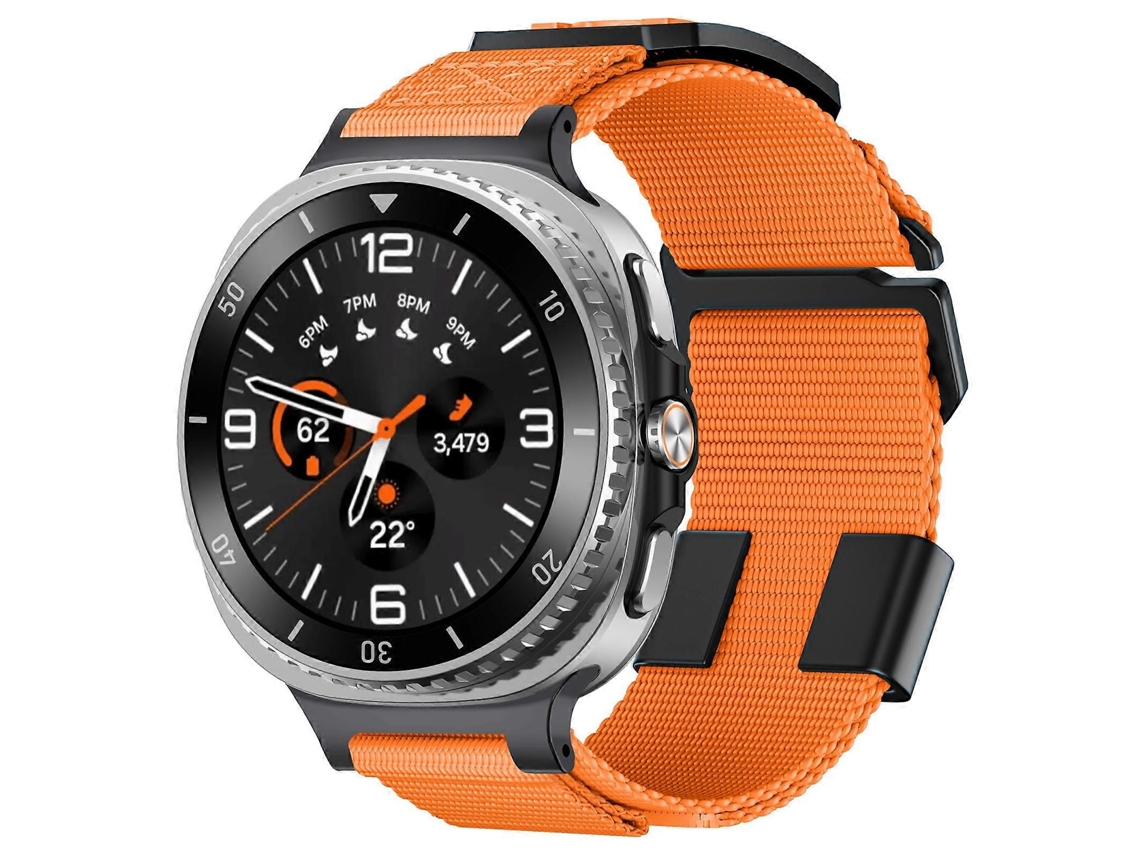 Pulseira Esportiva Trançada Em Nylon Kalebol Para Samsung Galaxy Watch 8 40mm / 44mm