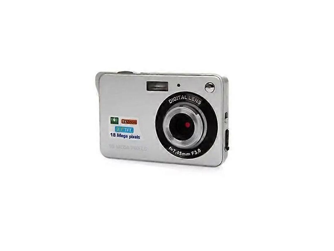Máquina Fotográfica Digital Com Ecrã Tft De 2,7 Polegadas E Zoom De 8x