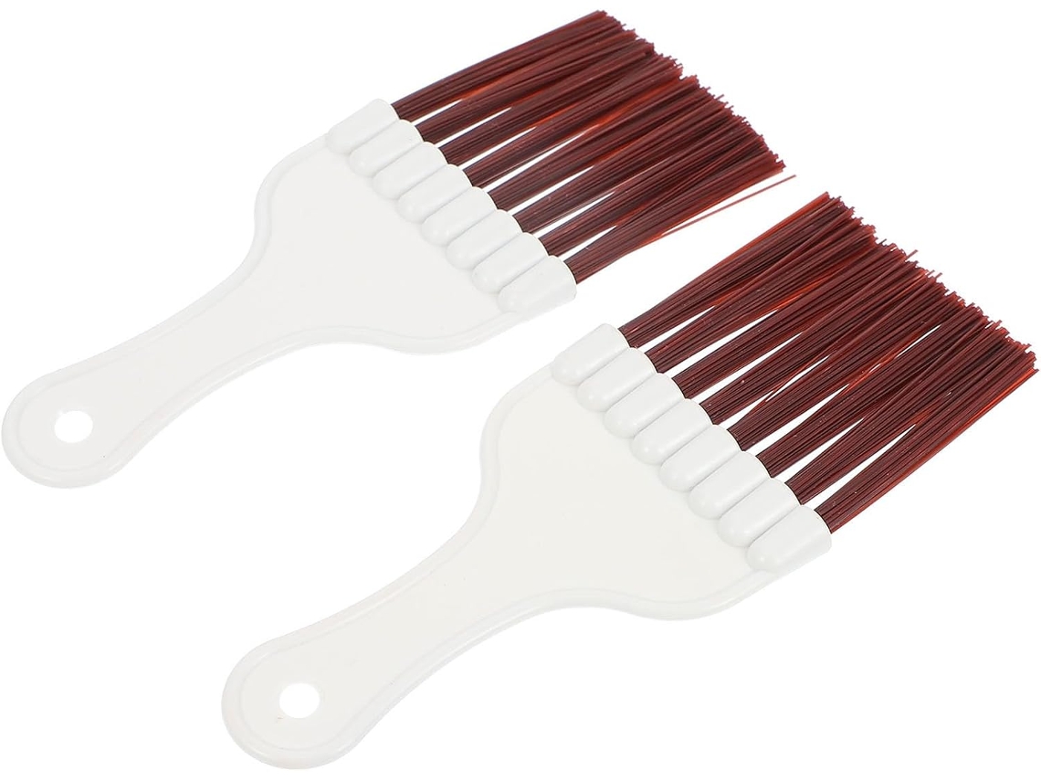 Escovas De Limpeza Portáteis, 2 Peças, Abs, Escovas De Limpeza Para Aletas E Condensador Ar Condicionado O Verão