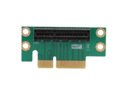 Placa Riser Pci Express 4x Adaptador De Extensão Com 90 Graus Para Gabinete De Servidor 1u 2u