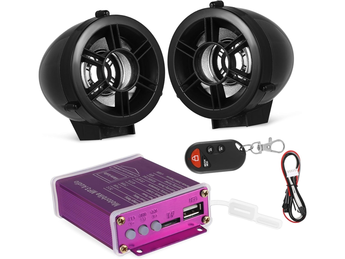 1 Conjunto De Alto-falantes Estéreo, Fácil Instalação E Compatível Com Diversos Modelos.