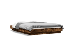 Bed Frame, Bed Frames Vidaxl Marrom Madeira Processada (120 X 200 Cm)