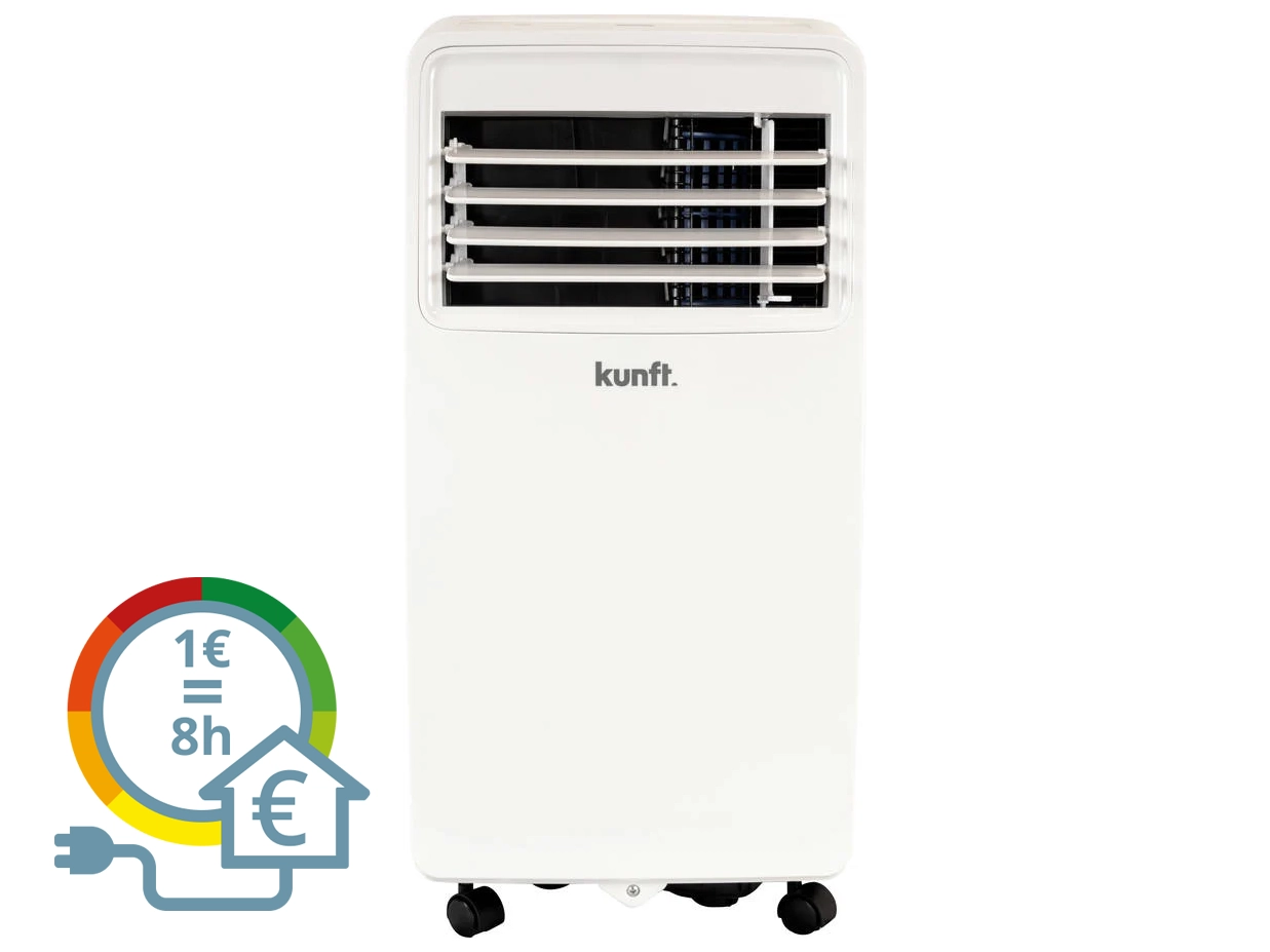 Ar Condicionado Portátil KUNFT KAC8606 (Outlet Caixa Aberta - 16 m² - 8000 BTU - Branco)