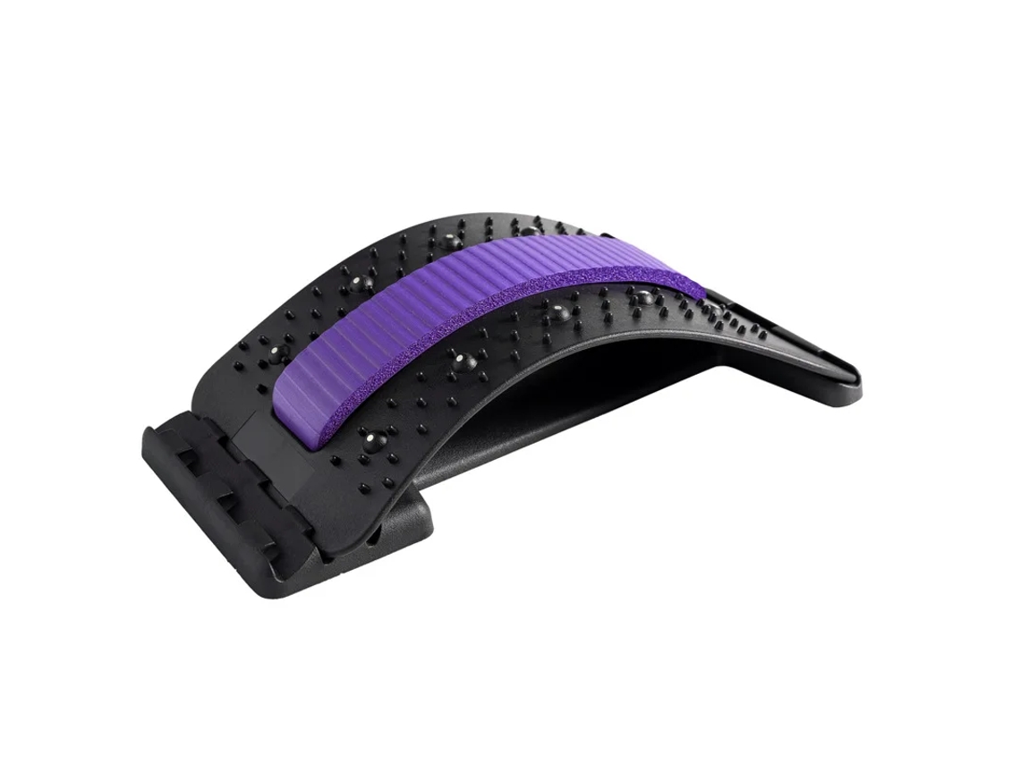 (roxo) Almofada De Massagem Ajustável Em Quatro Níveis Para A Região Lombar E Cervical, Auxiliar Para Exercícios De Ioga, Suporte Para Acupuntura
