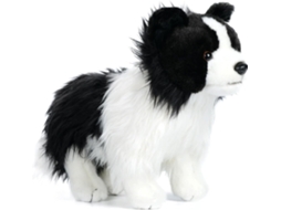 Pelúcia De Border Collie, Animal Realista Collie - Brinquedo Macio