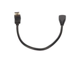 Cabo De Extensão De Interface Multimídia Hd Com Ângulo De 270 Graus Tipo A Macho Para Fêmea 1 Pé 4k 3d