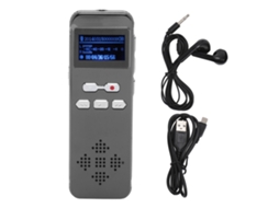 Aetheria gravador de Voz Digital com Microfones Duais Redução de Ruído Função de Senha Mp3 16g