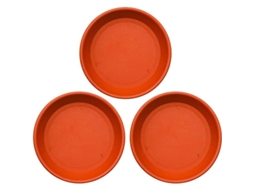 Prateleiras Para Vasos Redondos De Plástico, Pratos Antiderramamento Para Plantas, 6 Unidades