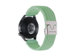 Pulseira De Relógio Trançada Em Nylon Com Botão De Pressão