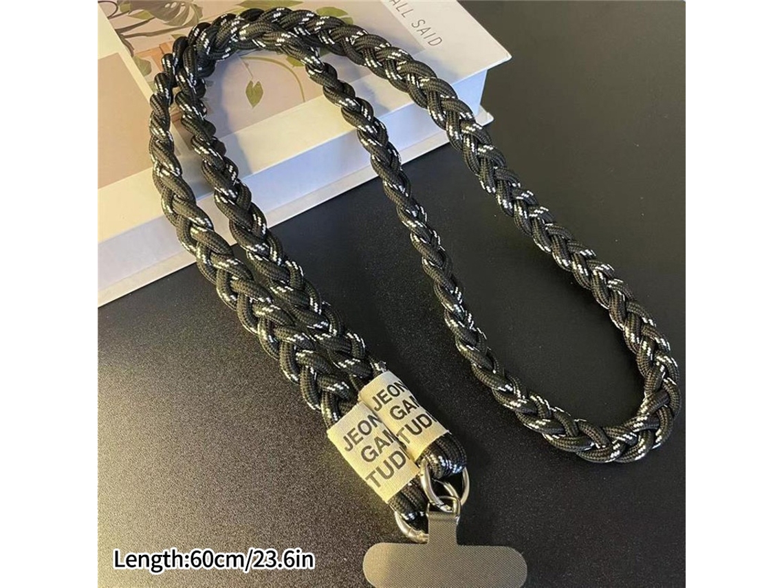 Lurelia Cordão Para Telemóvel Anti-perda Transversal Com Fivela Metálica 2,5 Cm