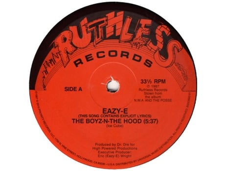 Vinil Eazy E The Boyz N The Hood Worten Pt