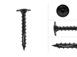 Parafuso Anilha Revestimento Preto 8.0 X 60 Mm Torx Caixa 50 Peças WOVAR