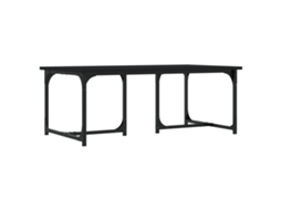 Mesa de centro 90x50x35 cm Derivados de Madeira Preto MAISON EXCLUSIVE