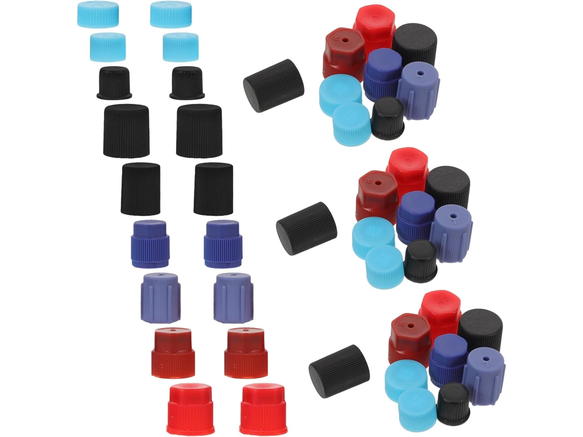 Conjunto de 45 almofadas plásticas universais para saídas de ar do ar condicionado automotivo, duráveis.