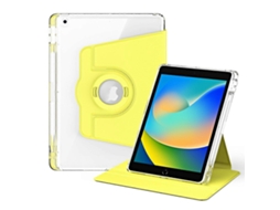 Capa de acrílico transparente destacável com rotação de 360 graus para tablet da Webake