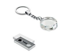 Llavero Redondo de Cristal MIDOCEAN