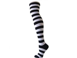 Meias De Lã Coral Macia Até O Joelho, Ideias Para O Inverno, Para Meninas E Mulheres. Meias Listradas Com Estampas De Animais Flufos E Desenhos Animados