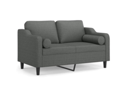 2-seater Sofa, 2-seater Sofas Vidaxl Cinzeto Tecido (n/a)