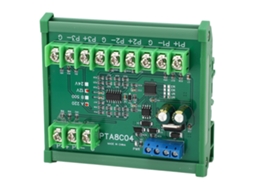 Módulo Sensor De Temperatura Pt100 Rtd Rs485 Com Carcaça De Rail Guide -40℃ A +220℃ Dc12v