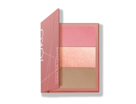 Toque A Paleta De Contorno Ilusão 3 Em 1 01 Rosa, 3x3.5g Joko