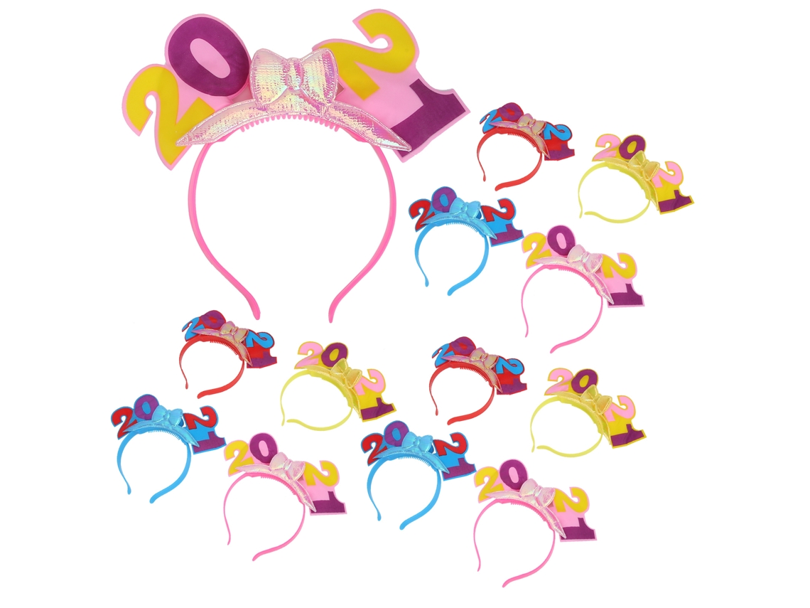 Ats diadema Led Parpadeante para Fiesta Año Nuevo Decoración Festiva Luminosa Resplandeciente