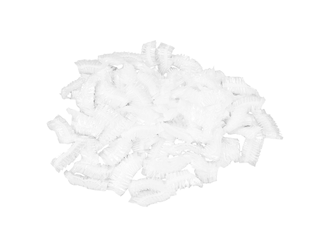 2026 100 Peças de Protetores Auriculares Descartáveis Suaves Elásticos Capa para Banho Tinta Penteado Vestir