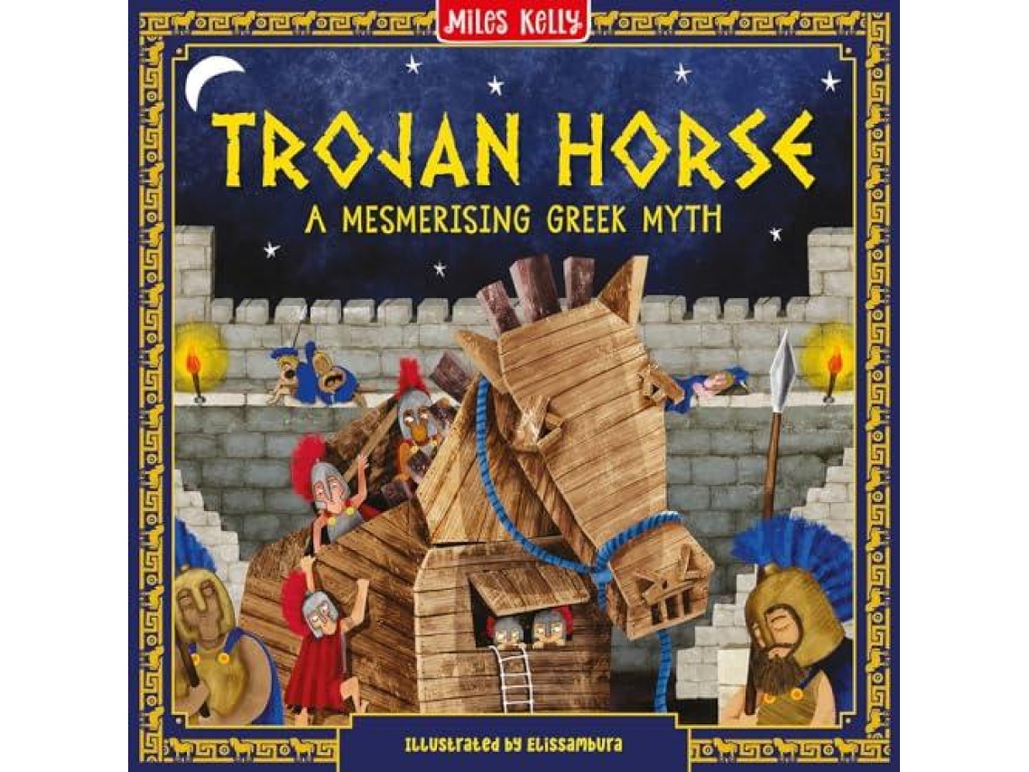 Livro Trojan Horse de Miles Kelly (Inglês)