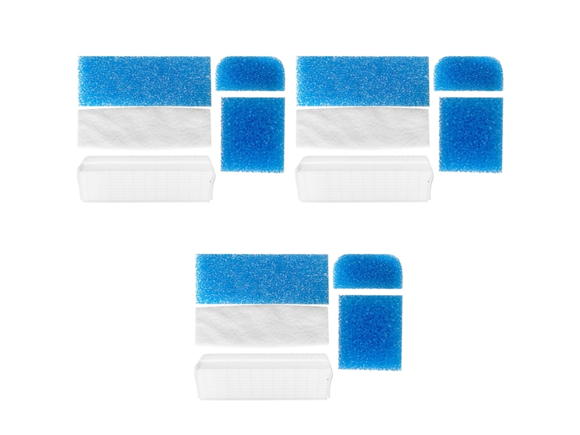 Acessório para Aspiradores THOMA 3 Conjuntos Thoma Twin Genius Filtro Hepa Thoma 787203 Aquafilter Genius Aquafilter Filters