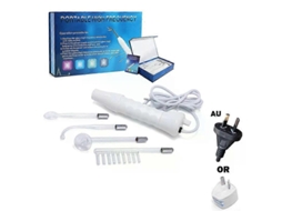 Aparelho de beleza com eletrodo tubular, Ozonic Varin de alta frequência para massagem facial, capilar e ocular.