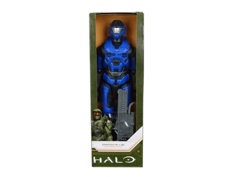 Soldado Spartan Mark V Color Azul Con Rifle De Asalto De Halo Infinite P24toy Partner