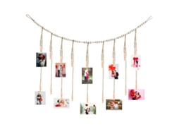Laxiscreed Pente De Papelão Com Clips Para Fotos - Decoração E Armazenamento Para Dia Dos Namorados