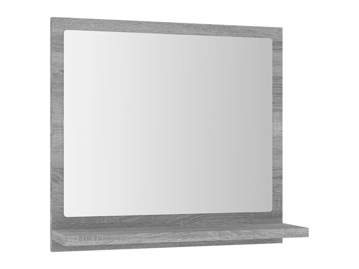 Mirror, Mirrors Vidaxl Cinzeto Madeira Processada (40 X 10.5 X 37 Cm)