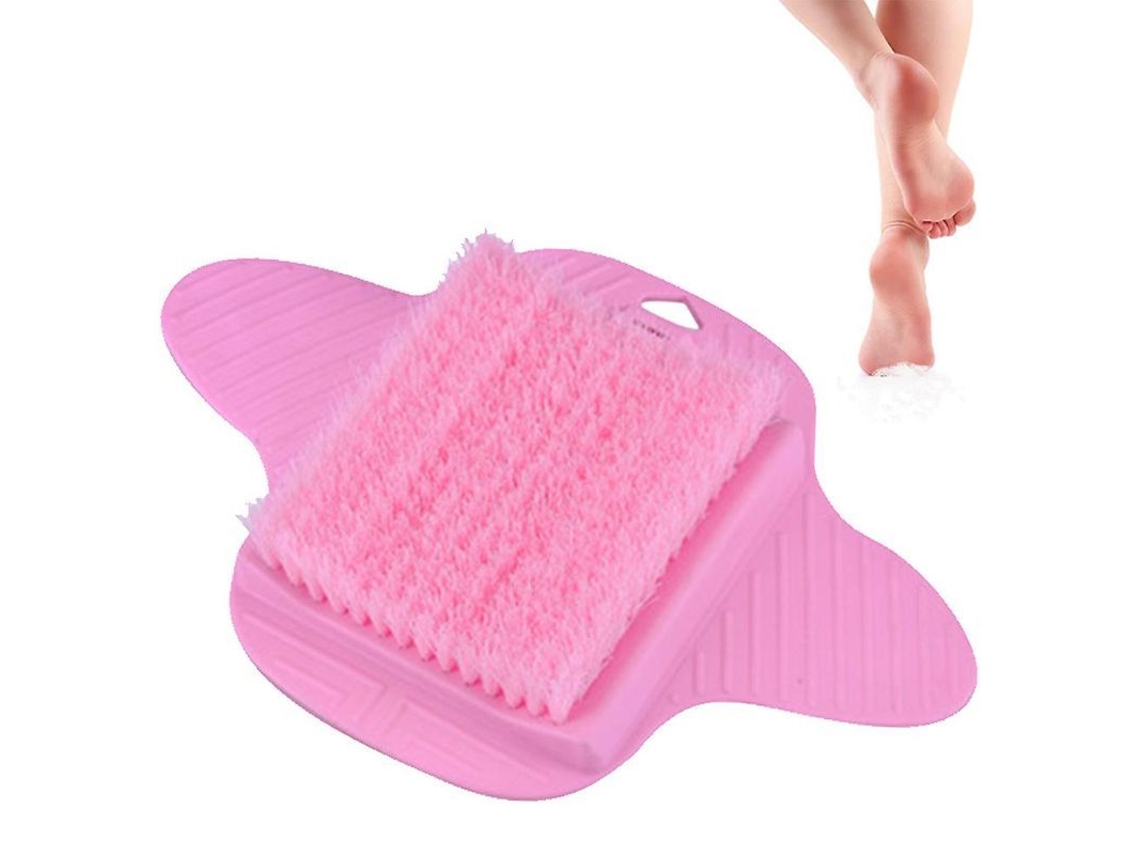 Scrubber Para Pés Com Pedra De Pumice, Exfoliante, Massagem E Limpeza Sem Se Curvar No Banho