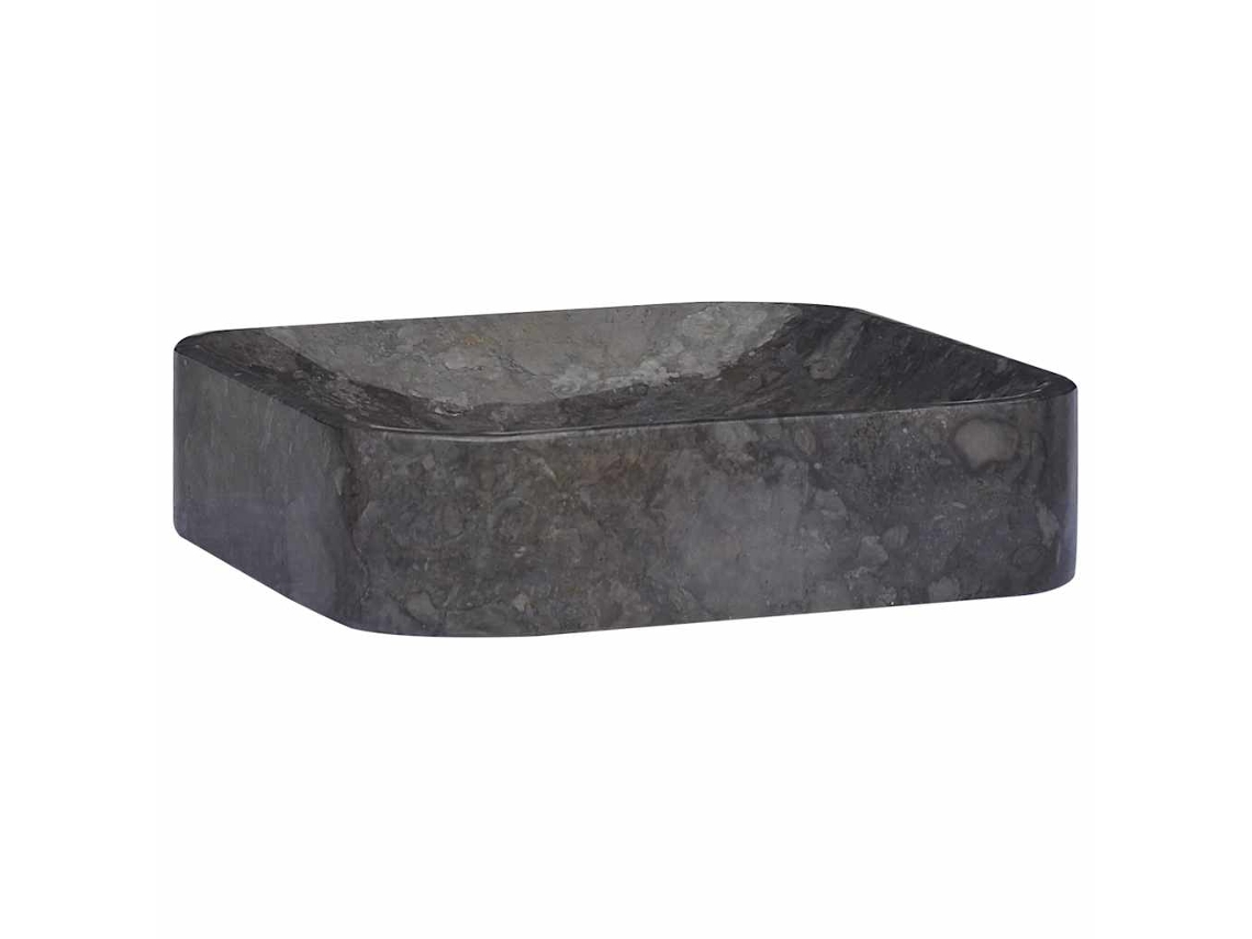 Vidaxl Lavatório 40x40x10 Cm Mármore Preto