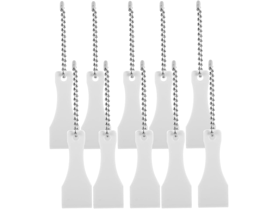 Ferramenta Para Raspar Bilhetes De Loteria De Plástico Branco, Com 10 Peças | Filmes E