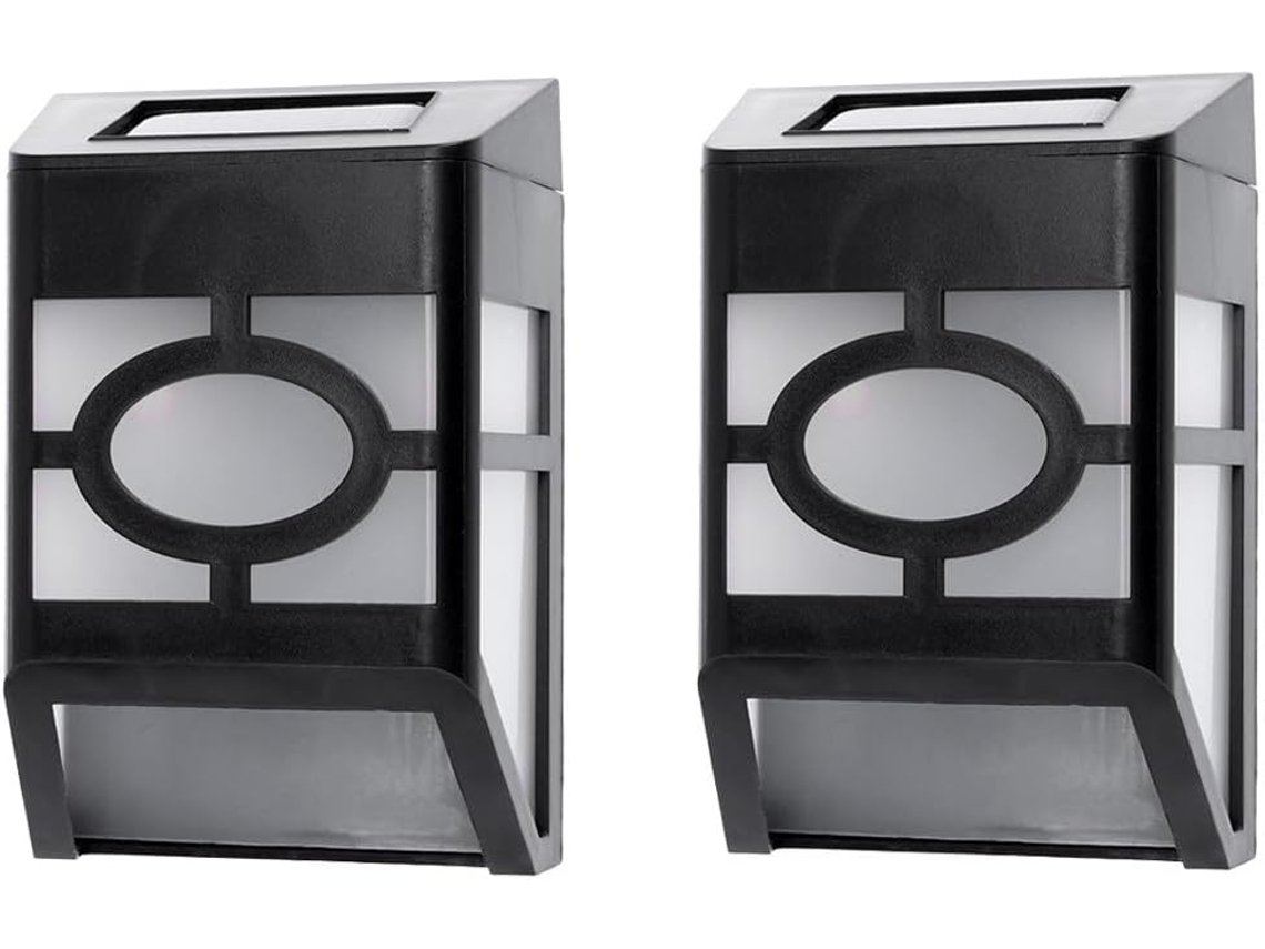 Conjunto de 4 Lâmpadas Solares de Led em Plástico SFUSHOS