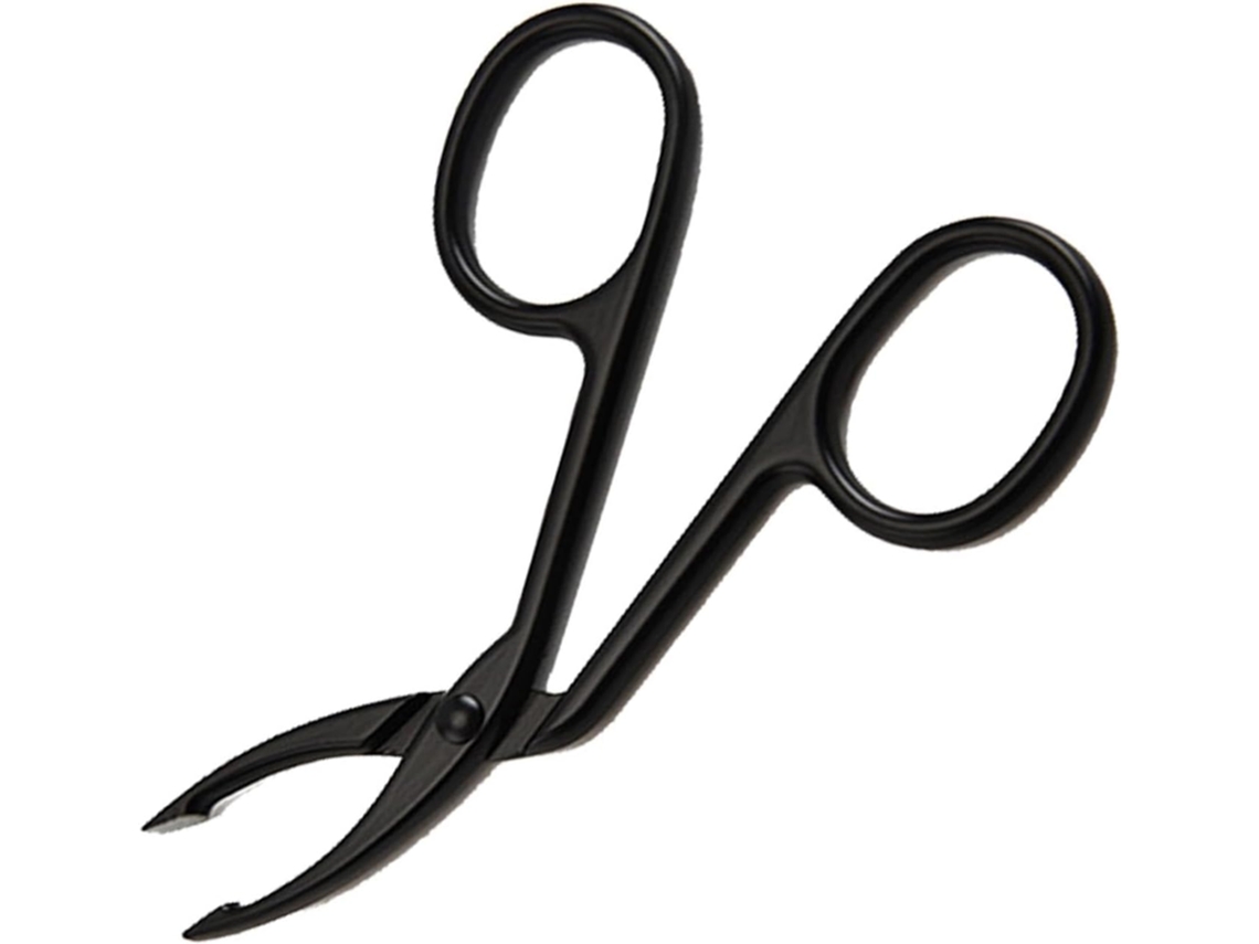 Pinça Curva Para Sobrancelhas, Com Cabo Resistente.