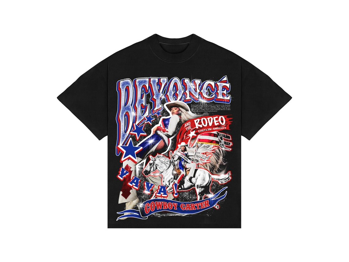 Beyoncé Boxy Black Graphic Boxy T-shirt Rockinstone Sizes