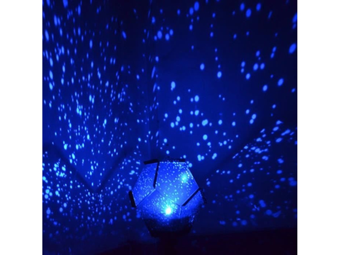 Projetor de Céu Estrelado Romântico e Mágico "faça Você Mesmo", Luz Azul, Luz Branca, Luz Amarela BRILVIBERA