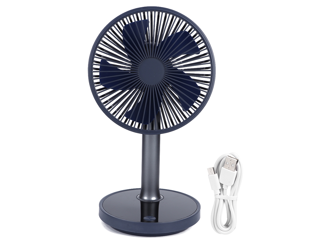 Vents Mini Usb Recarregável Silencioso com Luz para Escritório