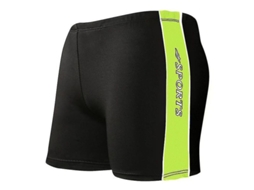 Calções de banho boxer masculinos de verão 2026, tamanhos grandes, secagem rápida.