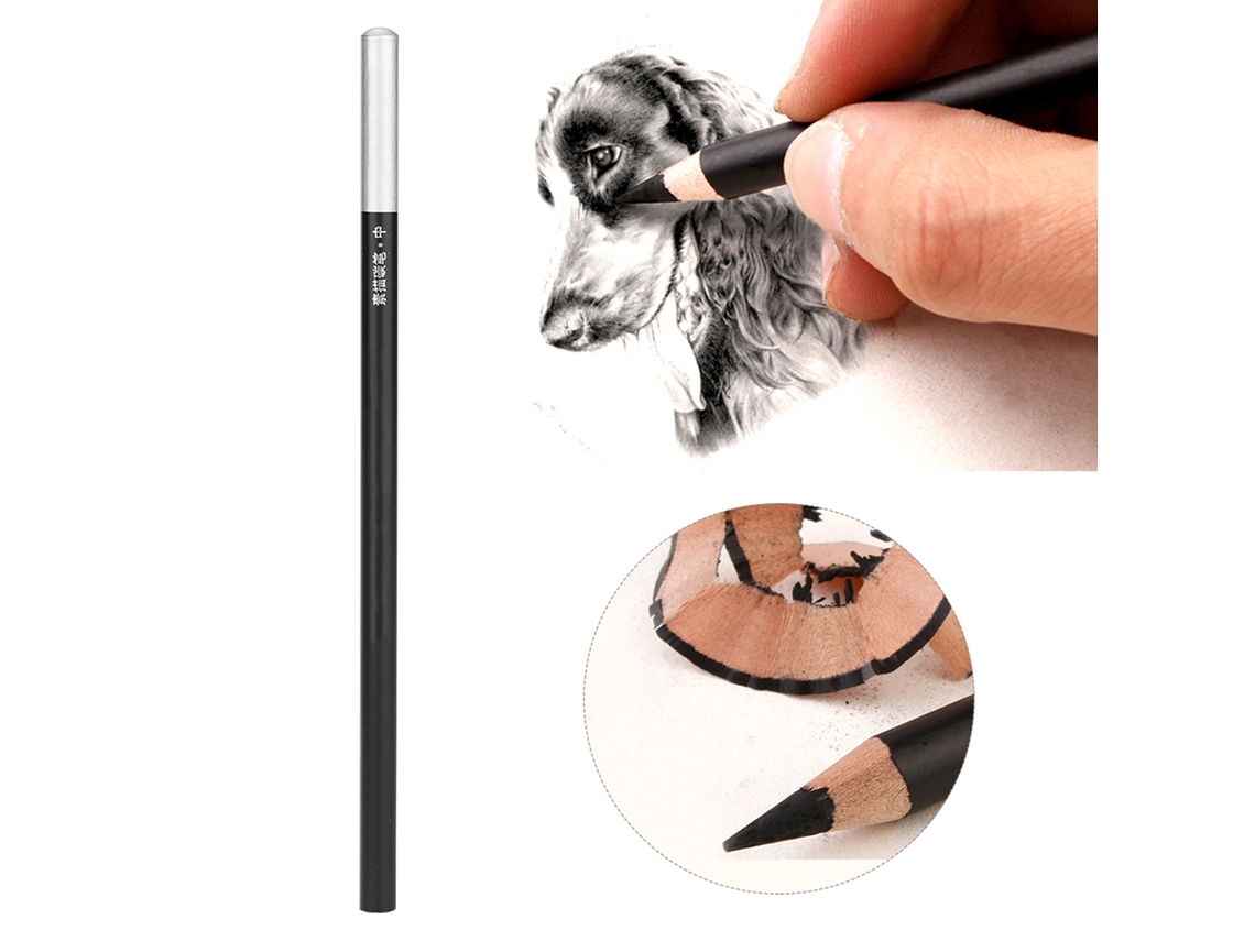 Lápis De Carvão Desenho Profissional Esboço Artístico