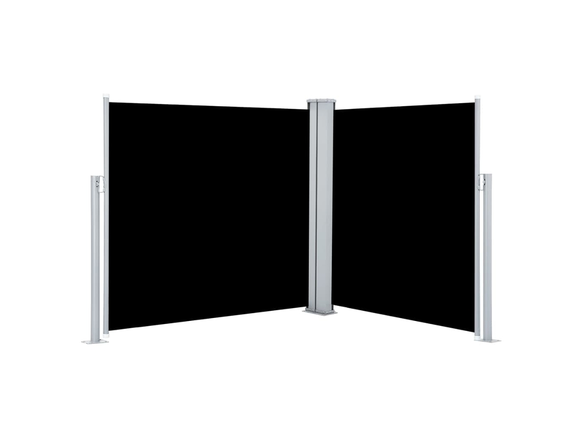 Side Awning, Side Awnings Vidaxl Preto (120 X 600 Cm)